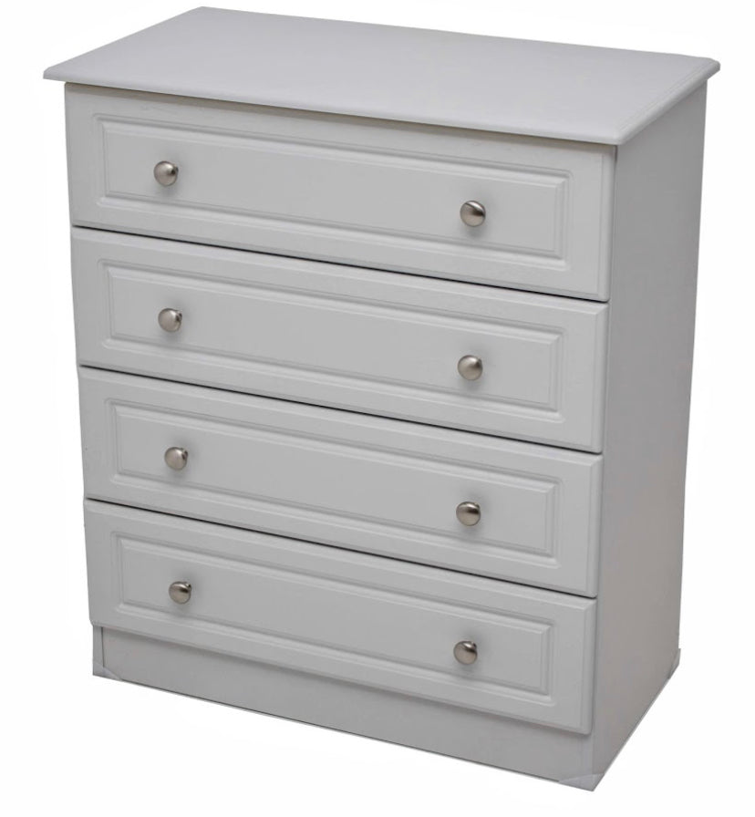 Grey ash 4 drawer chest