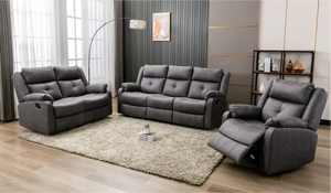 Casey wipeable fabric recliner suite