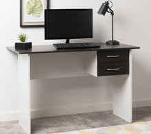 Load image into Gallery viewer, Jenny 2 drawer desk in wenge white
