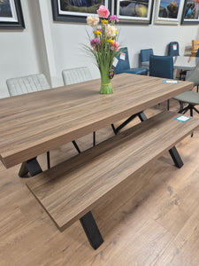 Fredrik Dining Bench in Walnut