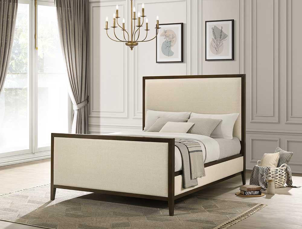 Hampshire wooden and fabric bedframe