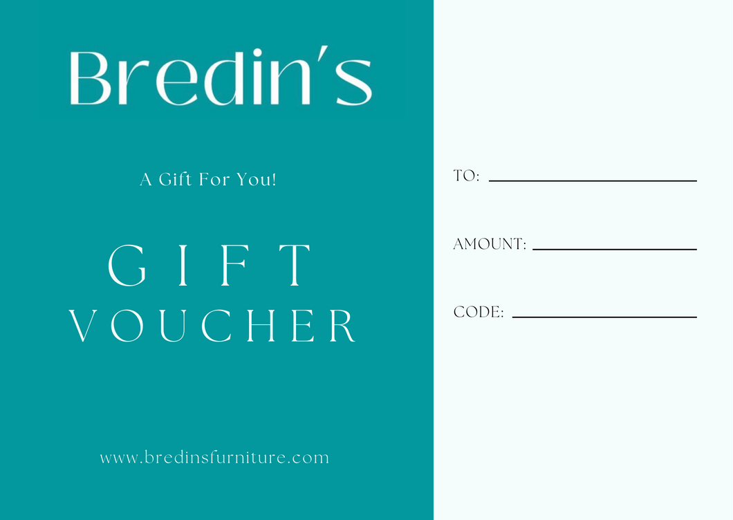 Bredin's Furniture Gift Vouchers