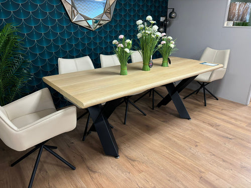 Diana 2.2m Dining Table and 6 Chairs