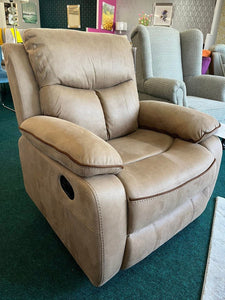 Farrah wipeable fabric recliner suite