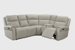 Russo corner group with electric recliner