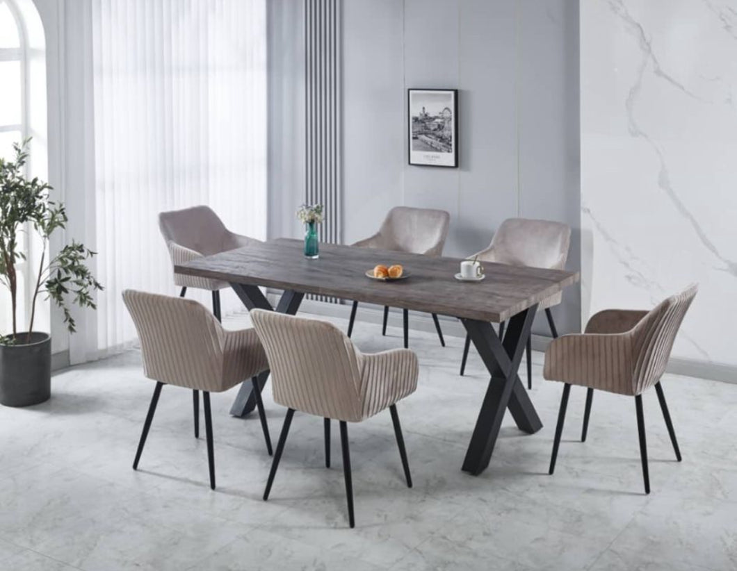 Austin 1.8 table and 6 chairs