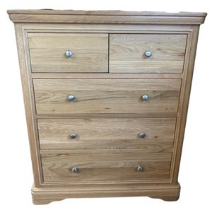 Vancouver tall chest in oak