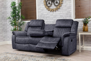 Gresham wipeable fabric recliner suite