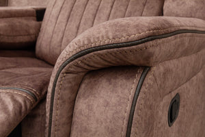 Gresham wipeable fabric recliner suite