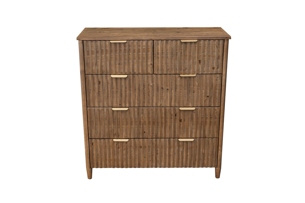 Beverly reclaimed oak tall chest