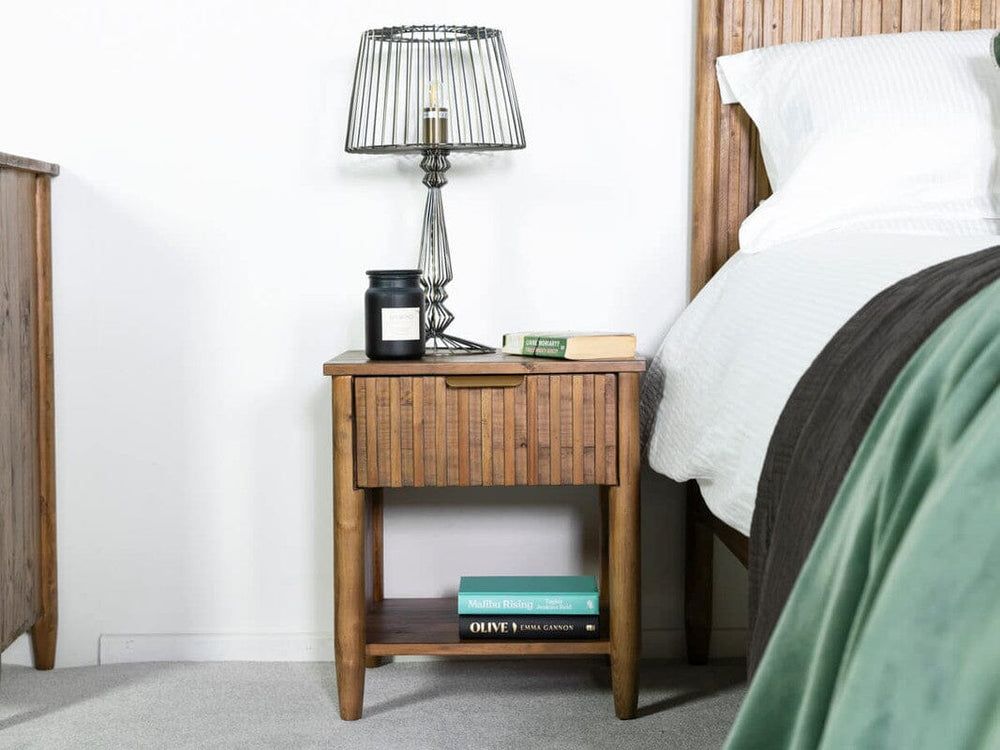 Beverly reclaimed oak bedside lockers