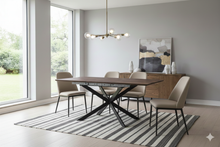Load image into Gallery viewer, Epsom 1.2-1.6 extending dark oak table