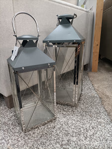 Silver Lantern  - Large