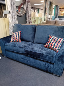 Fabric Sofa in Navy Blue