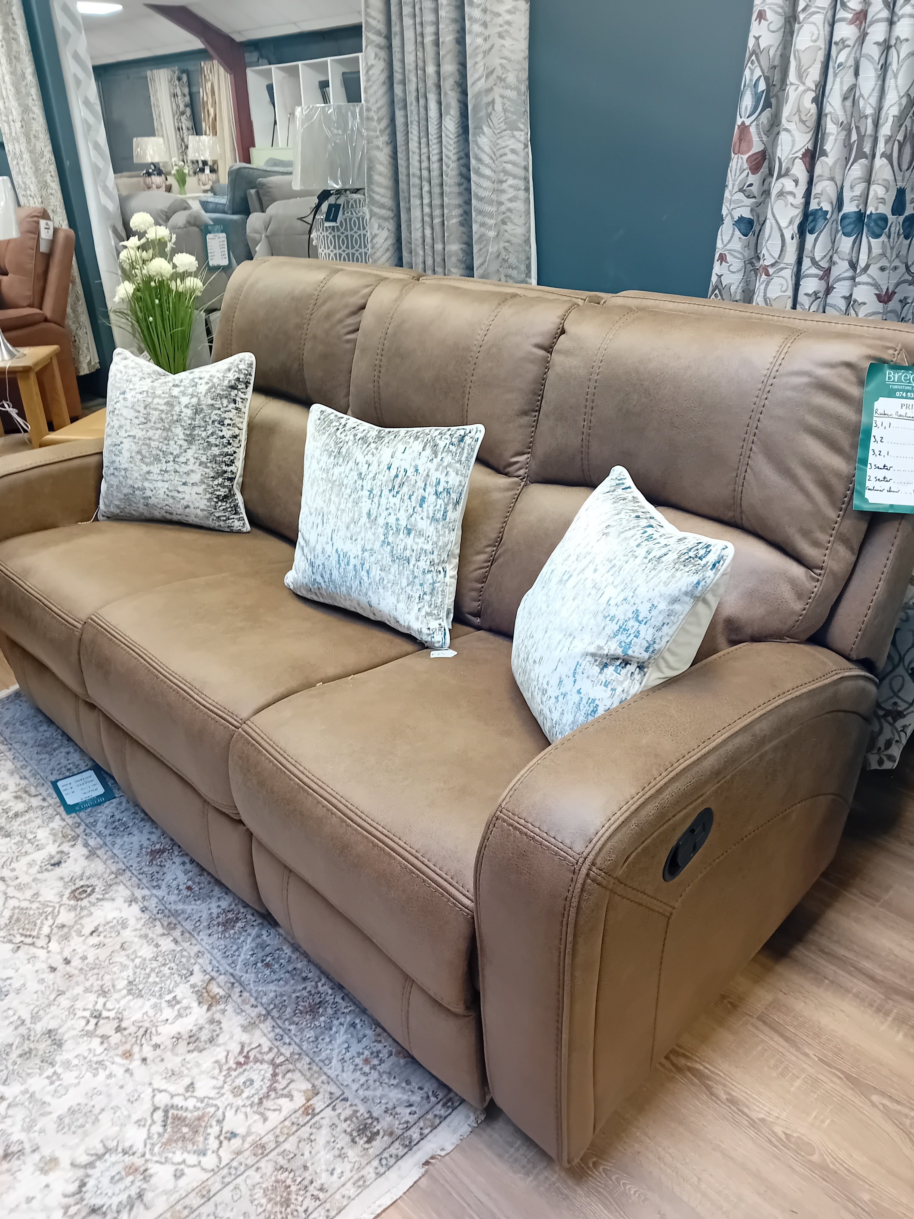 Ruben Recliner Suite – Bredins Furniture House2home Interiors