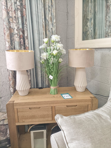 Beige Console table Lamp