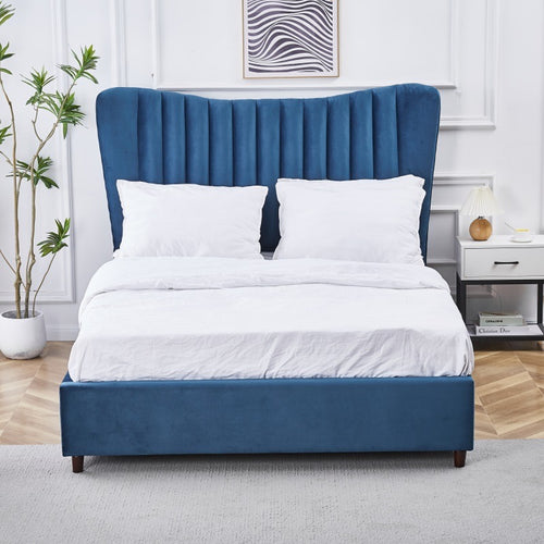 Oslo fabric plush bedframe