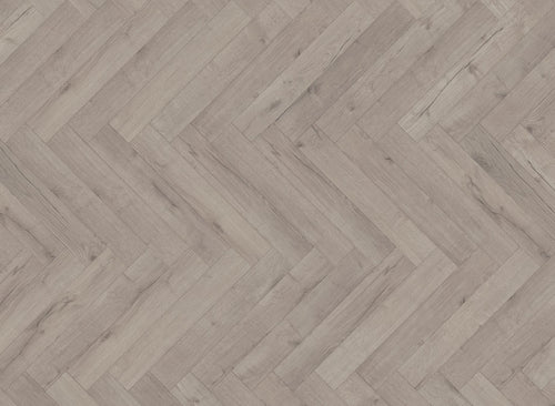 Lignum Fusion Premium Oak Robust Grey Herringbone 12mm