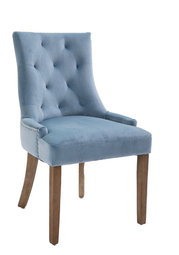 Sandy dining chair in sky blue