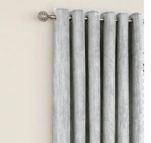 Load image into Gallery viewer, Saturn chrome eyelet curtains