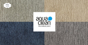 Retro Aqua clean fabric suite