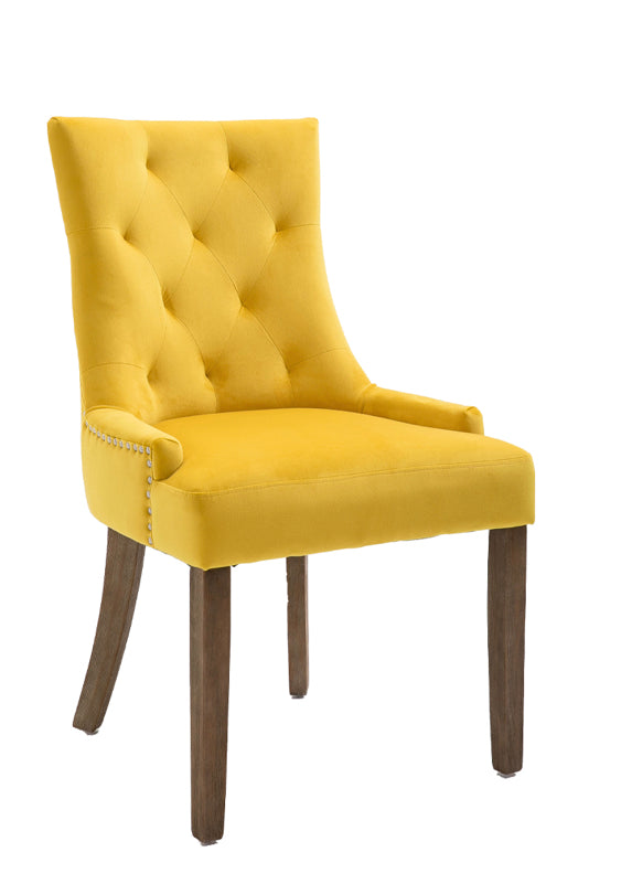 Sandy dining chair in gold