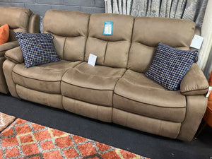 Farrah wipeable fabric recliner suite