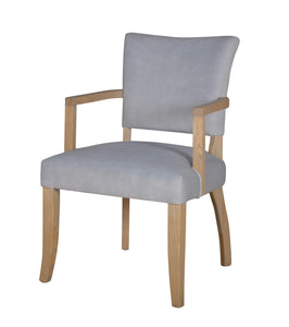 Duke fabric carver chair