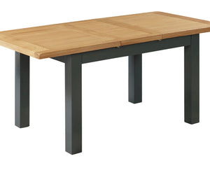 Capri dining set in dark grey and oak