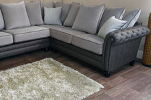 Load image into Gallery viewer, Royal Fabric Corner Suite with Plush Cushions