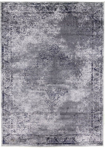 Vintage Rug in charcoal
