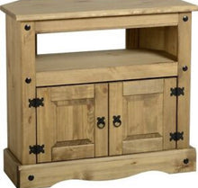 Load image into Gallery viewer, Corona Mexican pine tv corner unit