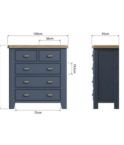 HOP 3 + 2 Chest of drawers