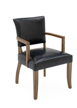 Load image into Gallery viewer, Duke leather carver chair
