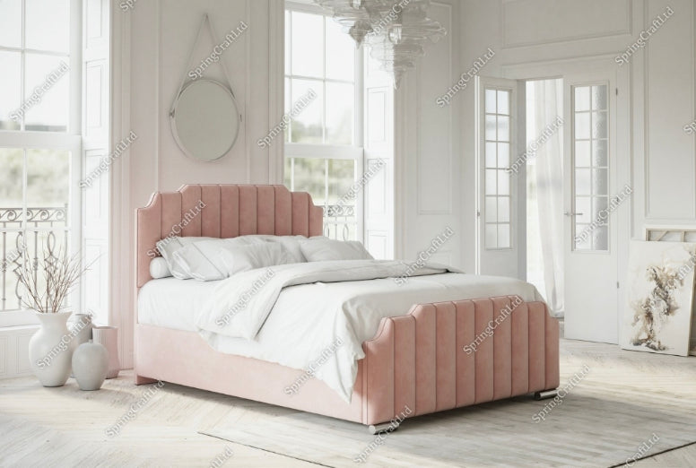 Charlene fabric bed