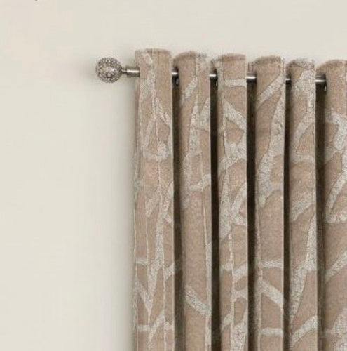 The Manhatten bronze eyelet curtains