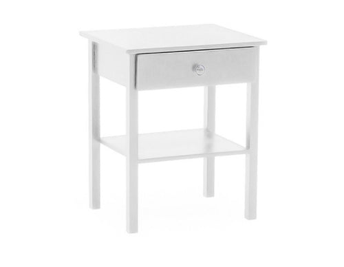 Willow bedside locker In white