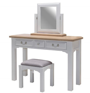 Eden dressing table, mirror and stool