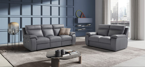 Harry Italian leather sofa
