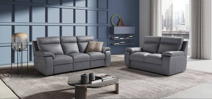 Harry Italian leather sofa
