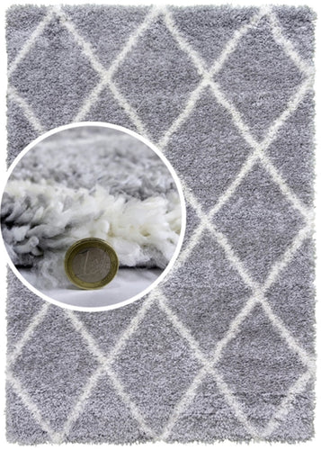 Fantasy Trellis light grey Rug