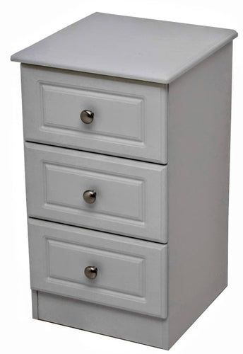 Grey ash 3 drawer locker