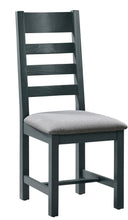 Load image into Gallery viewer, Capri dining set in dark grey and oak