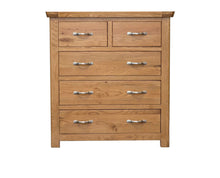 Load image into Gallery viewer, Manhattan oak 5 drawer chest
