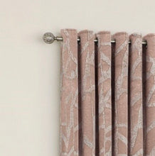 Load image into Gallery viewer, The Manhatten rose gold eyelet curtains