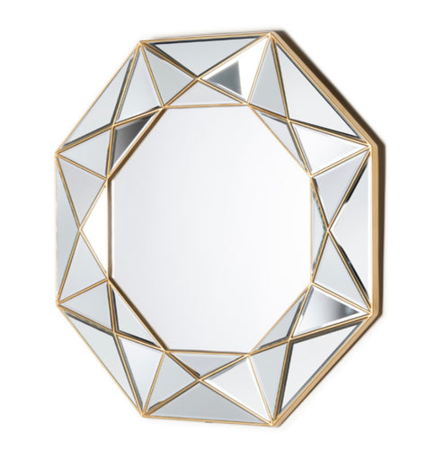 Prism geo round mirror