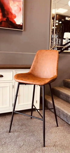 Charlotte tan barstool