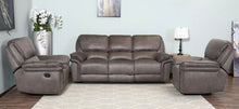 Load image into Gallery viewer, Ascot fabric reclining range in charcoal